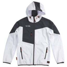 Scruffs Worker  Softshell Jacket White / Graphite X Large 50" Chest