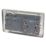 Hager Sollysta WRCC50NBSW 45A 1-Gang 2P+E Cooker Switch & 13A DP Switched Socket Brushed Steel with LED with White Inserts