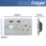 Hager Sollysta WRCC50NBSW 45A 1-Gang 2P+E Cooker Switch & 13A DP Switched Socket Brushed Steel with LED with White Inserts
