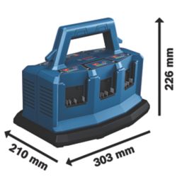 Bosch GAL 18V6-80 10.8/14.4/18V Li-Ion CoolPack 6-Bay Battery Charger