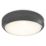 4lite  Indoor Maintained Emergency Round LED Wall/Ceiling Light Graphite 13W 1300lm
