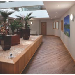 4lite  Indoor Maintained Emergency Round LED Wall/Ceiling Light Graphite 13W 1300lm