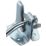 Smith & Locke Auto Gate Latch Silver 50mm