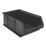 Barton TC4 Semi-Open-Fronted Recycled Storage Containers 9.1Ltr Black 10 Pack