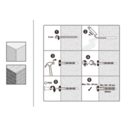 Easyfix  TX Long Expansion Frame Fixings 8mm x 100mm 12 Pack