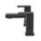 Highlife Bathrooms Fife Matt Black 127mm Deck Mounted Lever 2 Tap Holes Bath Mixer Tap