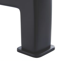 Highlife Bathrooms Fife Matt Black 127mm Deck Mounted Lever 2 Tap Holes Bath Mixer Tap