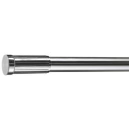 Croydex Tube Shower Rail Aluminium Chrome 1410-2600mm