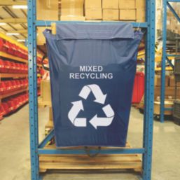 Essentials  160Ltr "Mixed Recycling" Aisle Sack Blue