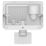 LAP Weyburn Outdoor LED Floodlight With PIR Sensor White 20W 2000lm