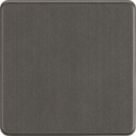 Knightsbridge  1-Gang Blanking Plate Smoked Bronze