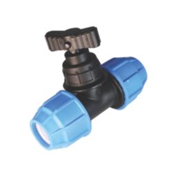 FloPlast MDPE Stop Cock 32mm x 32mm