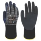 Wonder Grip WG-333 Rock & Stone  General Handling Gloves Grey Small