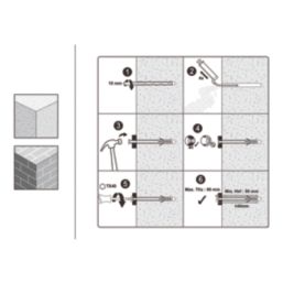 Easyfix  TX Short Expansion Frame Fixings 10mm x 140mm 40 Pack