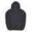 Site Alder Hooded Sweatshirt Black Large 41" Chest