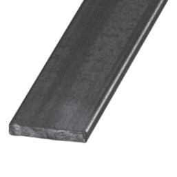 Essentials Black Flat Profile 1m x 25mm x 4mm