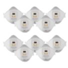 3M 9322+ Aura Cool Flow Comfort Disposable Valved Masks P2 10 Pack