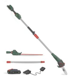 Webb Eco WEV20PSHTB2 20V 1 x 2.0Ah Li-Ion   Cordless 2-in-1 Long Reach Hedge Trimmer & Pole Saw
