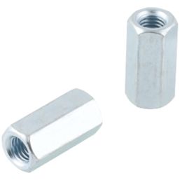 Easyfix Carbon Steel Threaded Rod Connecting Nuts M12 10 Pack