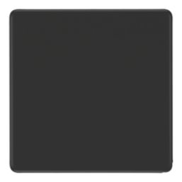 LAP  1-Gang Blanking Plate Matt Black