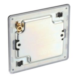 LAP  1-Gang Blanking Plate Matt Black