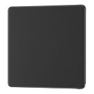 LAP  1-Gang Blanking Plate Matt Black