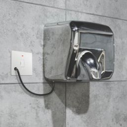 British General Evolve 13A Unswitched Fused Spur with LED Pearlescent White with White Inserts