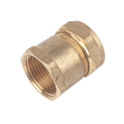 Flomasta  Brass Compression Adapting Female Coupler 28mm x 1"