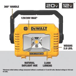 DEWALT DCL077-XJ 18V Li-Ion XR Cordless Work Light - Bare