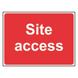 Essentials  "Site Access" Sign 450mm x 600mm