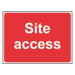 Essentials  "Site Access" Sign 450mm x 600mm