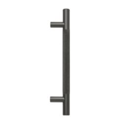 Elite Knobs & Handles Kensington Knurled T Bar Handle Matt Black 180mm