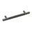 Elite Knobs & Handles Kensington Knurled T Bar Handle Matt Black 180mm