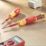Wiha LiftUp VDE  Screwdriver with Bit Magazine  7 Piece Set