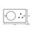 MagCharge  Raised Square with Qi2 Wireless Charging Socket 2-Gang 13A Unswitched White with White Inserts