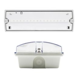 Lexco  Indoor Maintained or Non-Maintained Emergency Rectangular LED Bulkhead White 3.5W 150lm