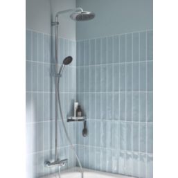Grohe Vitalio Start 250 HP Rear-Fed Exposed Chrome Thermostatic Bath/Shower System