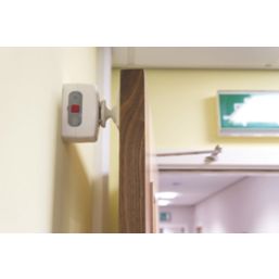 Agrippa Wireless Sound-Activated Fire Door Holder White