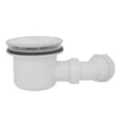 Fluidmaster  Shower Waste White / Chrome 90mm