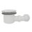 Fluidmaster  Shower Waste White / Chrome 90mm