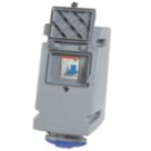 Amphenol 32A 2P+E Socket with 40A RCD 200-250V