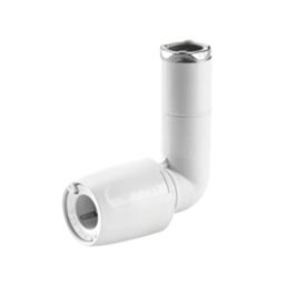 Hep2O  Plastic Push-Fit Reducing 90° Stem Elbow F 10mm x M 15mm