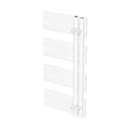 Flomasta Cantilever 800mm x 400mm 1017BTU White Vertical Designer Radiator
