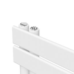 Flomasta Cantilever 800mm x 400mm 1017BTU White Vertical Designer Radiator