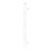 Flomasta Cantilever 800mm x 400mm 1017BTU White Vertical Designer Radiator