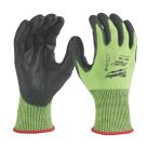 Milwaukee Hi-Vis Cut Level 5/E Gloves Fluorescent Yellow X Large
