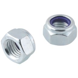 Easyfix BZP Steel Nylon Lock Nuts M16 50 Pack