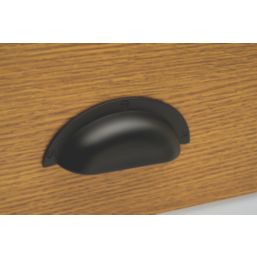 Elite Knobs & Handles  Shell Pull Handle Matt Black 94mm