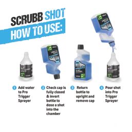 Scrubb   SHOT Super Concentrate Glass Cleaner 500ml