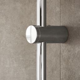 Hansgrohe Waterforms HP Rear-Fed Exposed Chrome Thermostatic Mixer Shower